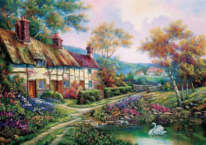 Puzzle 1500 Wiosenny Ogród