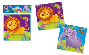 Piankowe Puzzle 2w1 Zoo