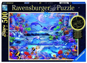 Puzzle 500 Świecące Magiczny Świat