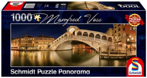 Puzzle Pq 1000 Manfred Voss Most Rialto/wenecja G3