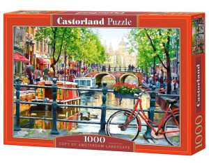 Puzzle 1000 Amsterdam Krajobraz Castor