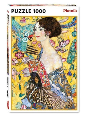Puzzle 1000 Klimt, Dama Z Wachlarzem Piatnik