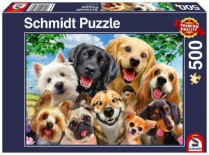 Puzzle Pq 500 Psy Robią Selfie G3