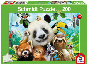 Puzzle 200 Wesołe Zwierzaki G3
