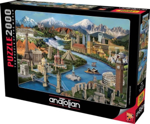 Puzzle 2000 Słynne Zabytki
