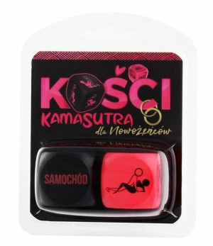 Kości Kamasutra Dla Nowożeńców (różowo-czarne)