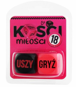 Kości Miłości 18 Latki (różowo-czarne)