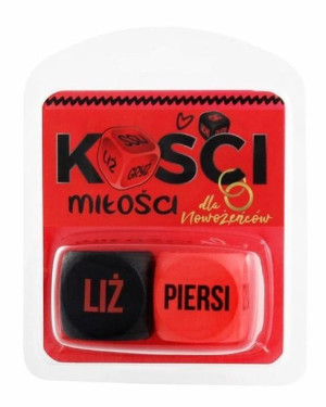 Kości Miłości Dla Nowożeńców (czerwono-czarne)