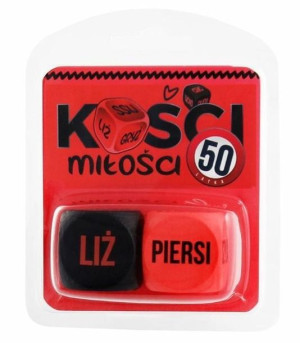 Kości Miłości 50 Latka (czerwono-czarne)