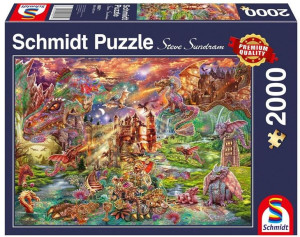 Puzzle 2000 Smoczy Skarb