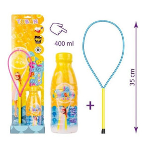 Obręcz Do Baniek Mydlanych + Płyn 400ml Tuban