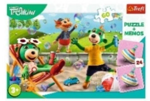 Puzzle 60 + Memos Rodzina Treflików Trefl