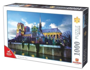 Puzzle 1000 Francja, Paryż Katedra Notre Dame