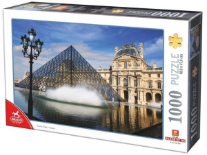 Puzzle 1000 Francja, Paryż Luwr