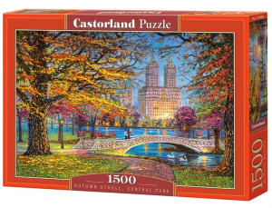 Puzzle 1500 Autumn Stroll Centtral Park Castor
