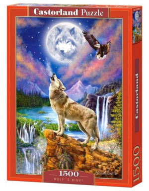 Puzzle 1500 Wolf's Night Castor