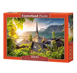Puzzle 1000 Pocztówka Z Hellstatt Castor