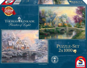 Puzzle Pq 2x1000 Lamplight (wiosna/zima) G3