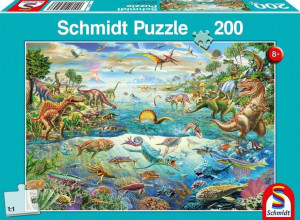 Puzzle 200 Świat Dinozaurów G3