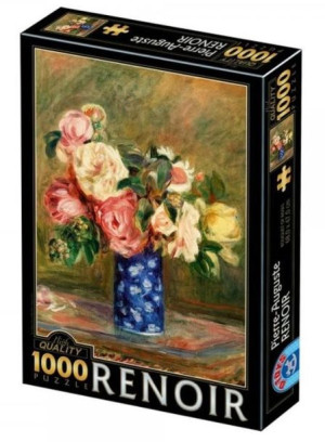 Puzzle 1000 Renoir, Bukiet Róż