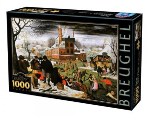 Puzzle 1000 Brueghel, Cztery Pory Roku Zima