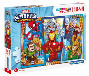 Puzzle 104 Super Kolor Superhero Maxi