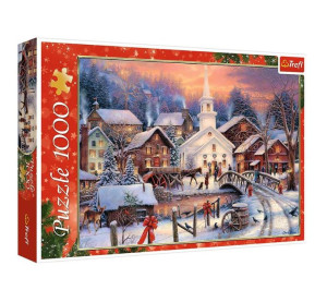 Puzzle 1000 Białe Święta Trefl