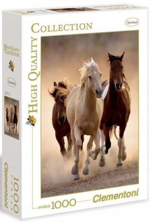 Puzzle 1000 Hq Running Horses