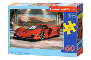 Puzzle 60 Concept Car In Hangar Castor