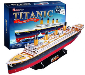 Puzzle 3d Statek Titanic