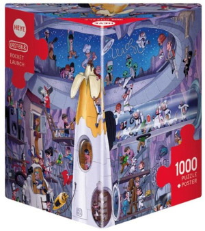 Puzzle 1000 Start Rakiety (puzzle+plakat) Oesterle