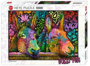 Puzzle 1000 Zakochane Osły, Jelly Pets