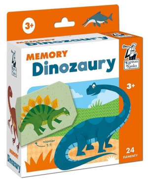 Kapitan Nauka Memory Dinozaury 3+