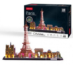 Puzzle 3d Paryż