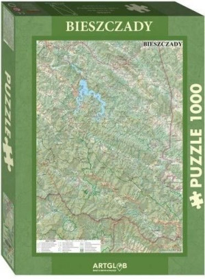 Puzzle 1000 Bieszczady Mapa Turystyczna