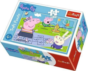 Puzzle 54 Mini Wesoły Dzień Świnki Peppy 3 Trefl