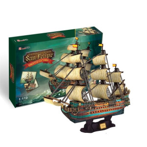 Puzzle 3d Żaglowiec San Felipe Xl
