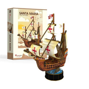 Puzzle 3d Żaglowiec Santa Maria