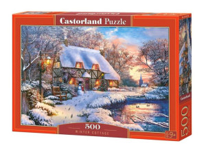 Puzzle 500 Winter Cottage Castor