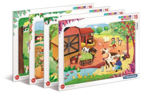 Puzzle Ramkowe 15 Super Kolor The Farm