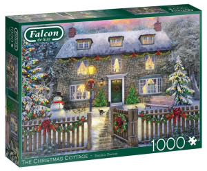 Puzzle 1000 Falcon Dom W Świątecznej Oprawie