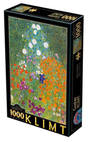 Puzzle 1000 Klimt, Kwiaty W Ogrodzie