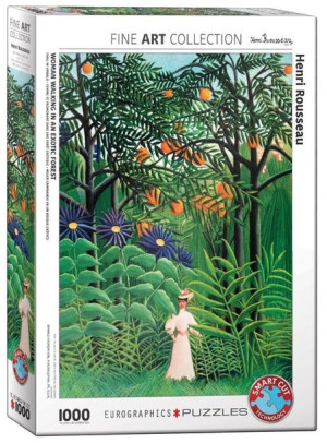 Puzzle 1000 Kobieta W Egzotycznym Ogrodzie