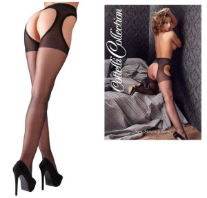 Sex Rajstopy Otwarte czar S/M Bielizna Erotyczna
