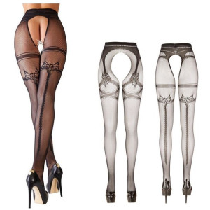 Sex Rajstopy Otwarte Krocze L/XL Bielizna Erotyczna