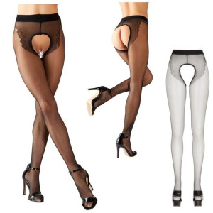 Sex Rajstopy Otwarte Krocze Pas roz S Bielizna Erotyczna