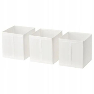Pudełko Organizer Biały Skubb 31x34x33 Cm 3 Szt.
