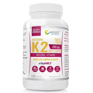 WISH Witamina K2 Forte Plus 200mcg 120caps