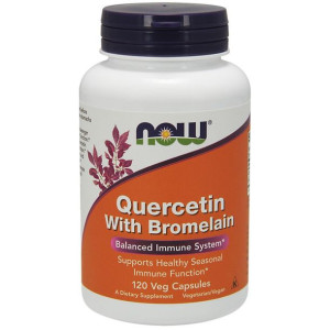 NOW Quercetin With Bromelain 120vegcaps