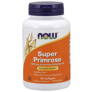 NOW Super Primrose 1300mg Of Evening Primrose Oil 60caps